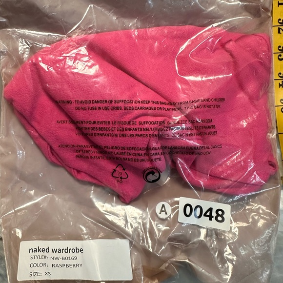 NAKED WARDROBE Color Raspberry SCULPT TANK SCOOP BODYSUIT NWT Various Sizes - Picture 5 of 11
